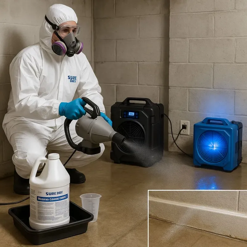 Sanitization and Odor Removal process in Eldorado at Santa Fe, NM